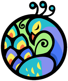 Peacock emblem of Kartikeye Publishing House